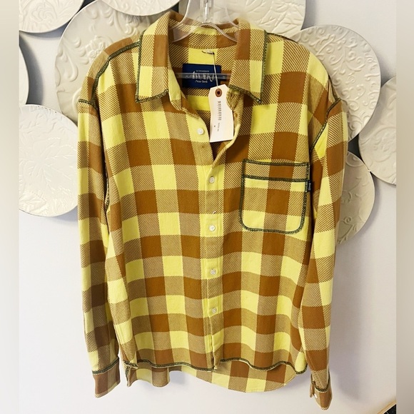 NWT Men’s Awake New York Flannel Medium - Picture 4 of 6